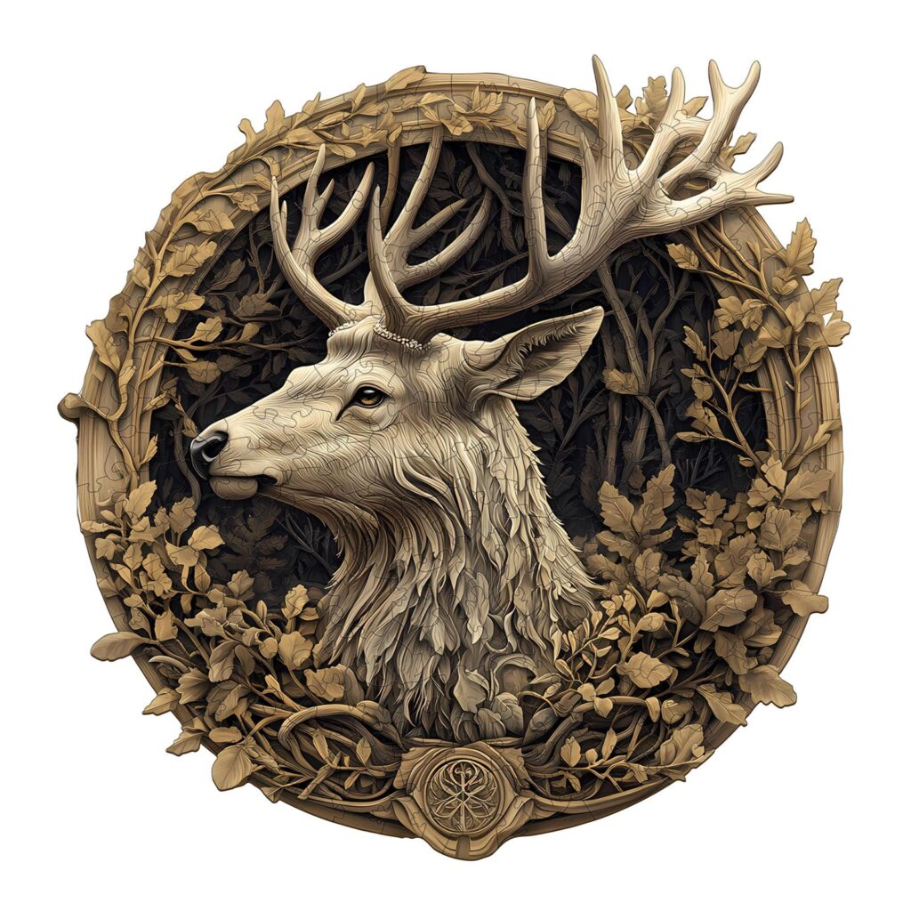 Wooden Jigsaw Puzzle – 3D Deer
