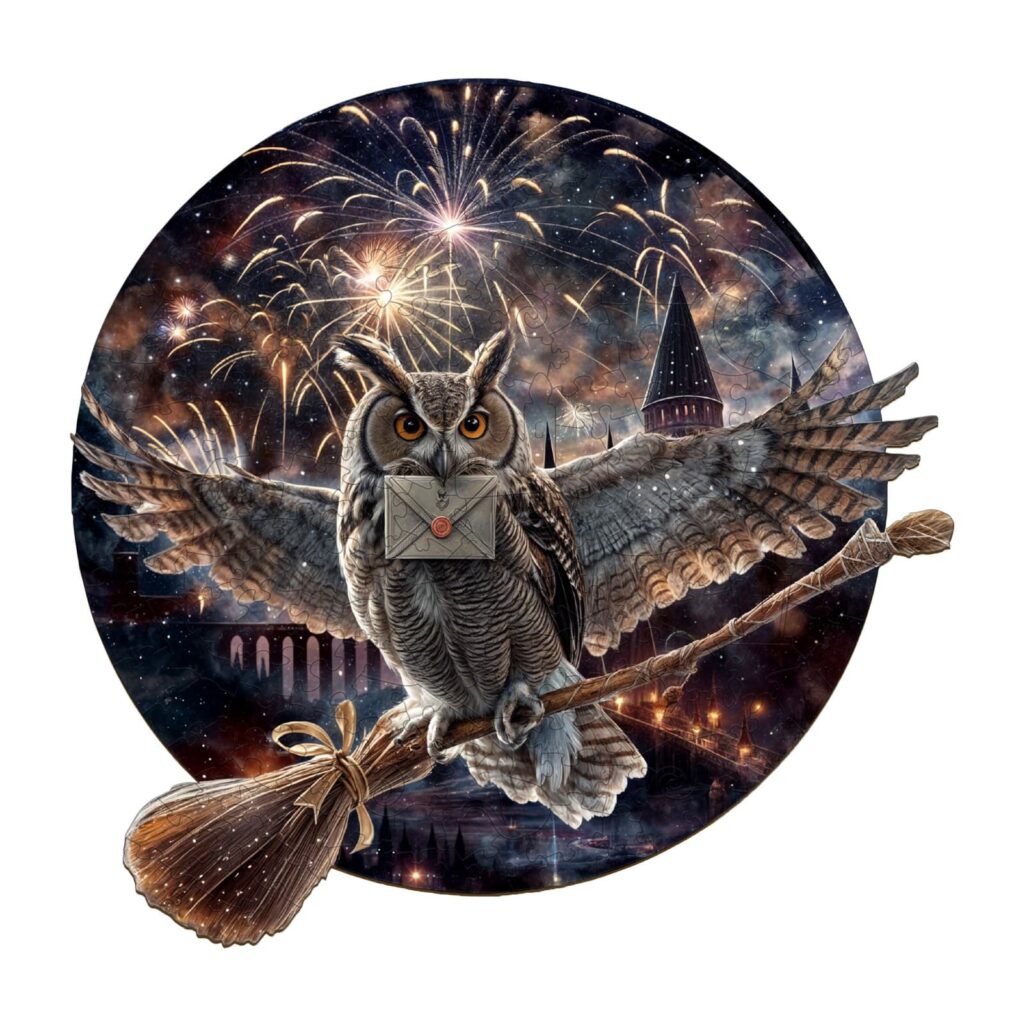 Wooden Jigsaw Puzzle – Magic Owl